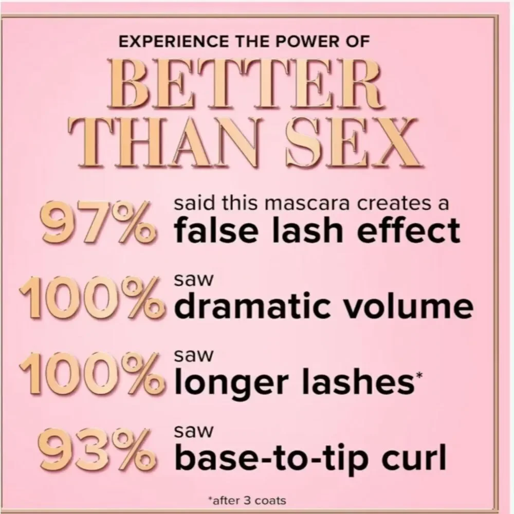 Too Faced Better Than Sex Full Sized Mascara